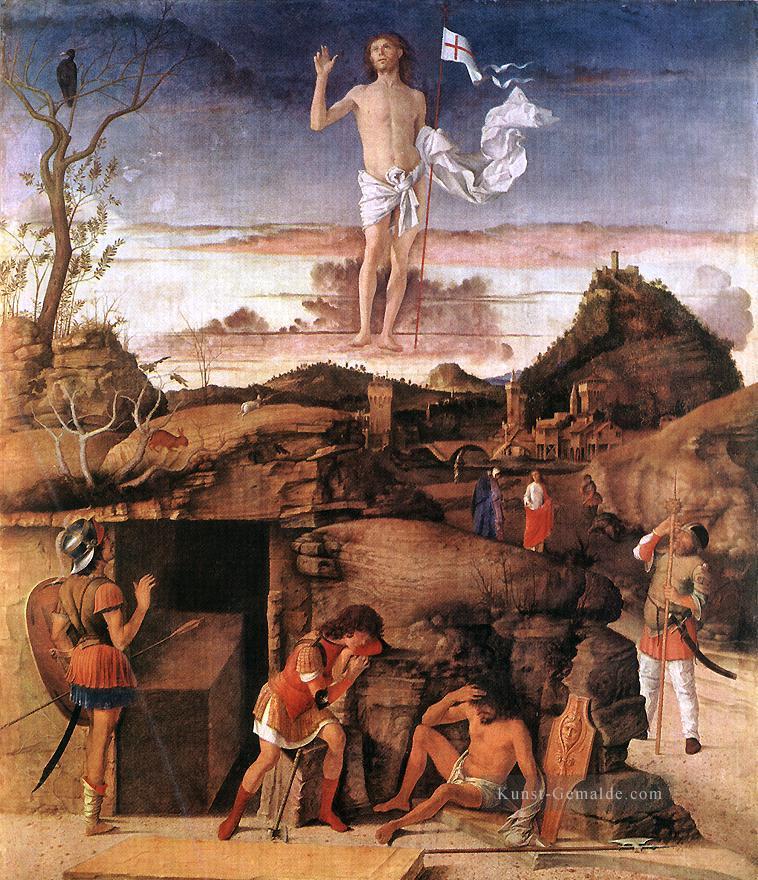 Auferstehung Christi Renaissance Giovanni Bellini Ölgemälde